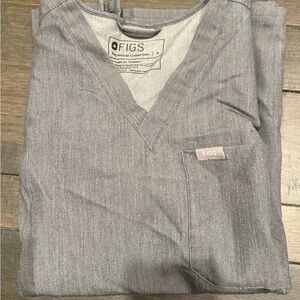 Figs women’s graphite slim Catarina one-pocket scrub top Scrub top S